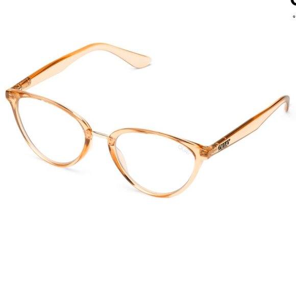 QUAY AUSTRALIA “Rumours” Cat Eye Blue Light Glasses (Champagne) – NWT 🥂✨ - Picture 4 of 11